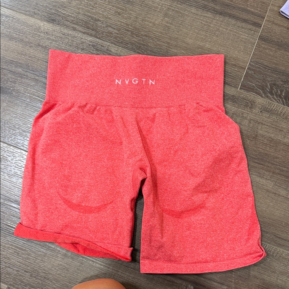 NVGTN Women's Vibrant Red Bike Shorts